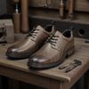 Man Casual Shoes 2026 Comfortable Fashion Brand Men Derby Shoes