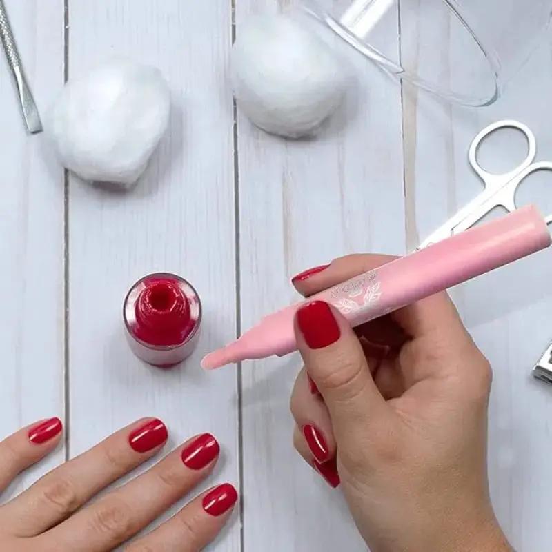1Pcs Nail Art Manicure Beauty Nail Corrector Pen Varnish Cleaner Polish Remover Mistakes Correction Random Color
