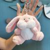 Plush Cute Bunny Keychain Animal Soft Doll For Couples And Bags 15cm Beige