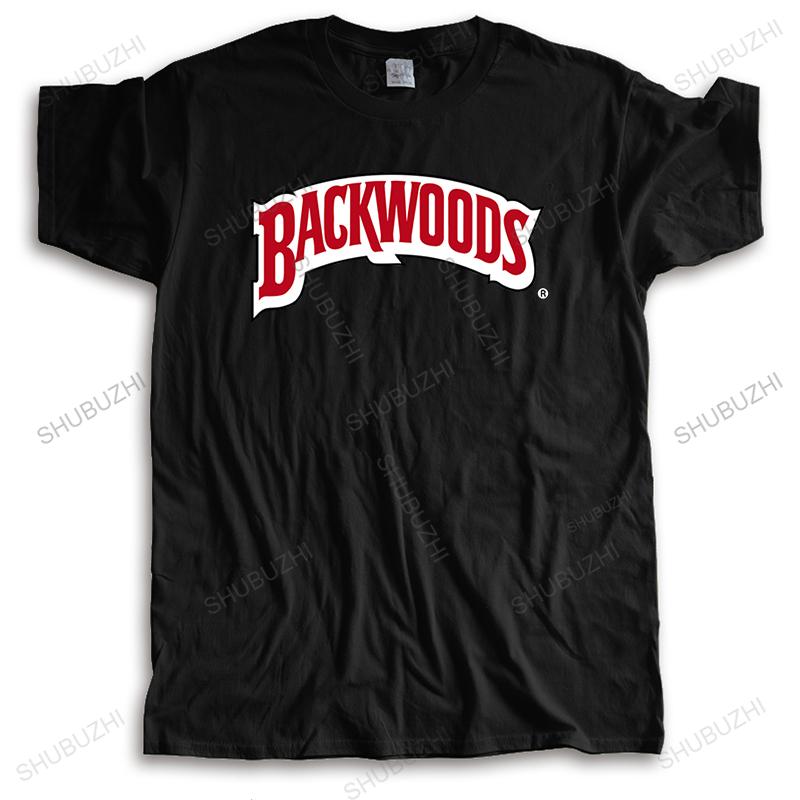 Hot Sale Oneck Summer Tshirt Unisex Cotton Tops Mnner Backwood Logo Schwarz Teeshirt Durch Maven Brand Fashion Tshirt