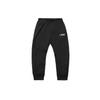 Li Ning Wade Series Solid Color Quick-Dry Drawstring Cuffed Knitted Sports Pants Men Bottoms Black AKLR193-1