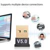 USB Bluetooth 5.0 Receiver and Transmitter for Desktop and Laptop