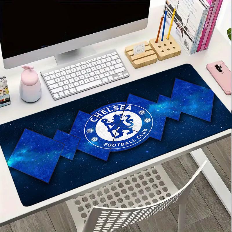 Blue Chelsea Football Club Logo Mouse pad, Gaming Mouse Pad, keyboard pad, Desk Decor for computer notebook Fan Gift Birthday Gift