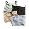 Taiwan Single Home Fashion Chain Vertical and Smooth Short Version Tops Tyra Joint Swing Collar Smooth Material Camisole