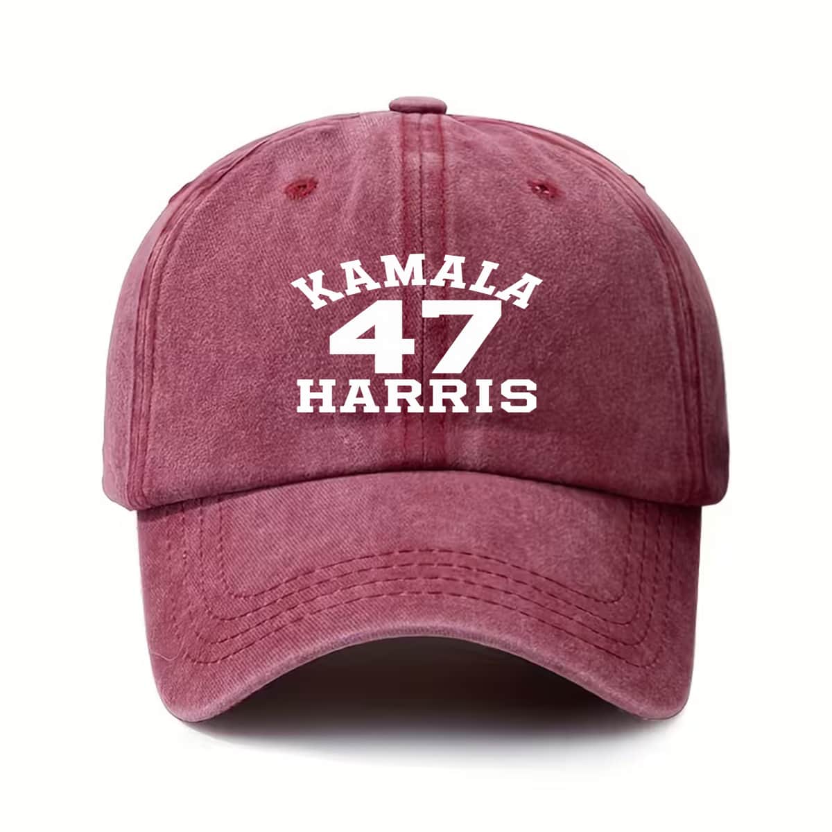 

Adjustable Baseball Cap Retro Peaked Cap Suitable for Outdoor Sports and Sun Protection кларет