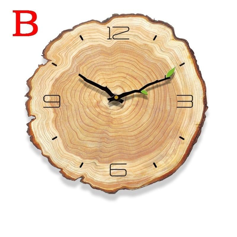 12palcové vintage dřevěné hodiny Kavárna Kancelář Domov Kuchyně Nástěnná dekorace Tiché hodiny Design Umění Velké nástěnné hodiny Dárek Domácí nástěnné hodiny