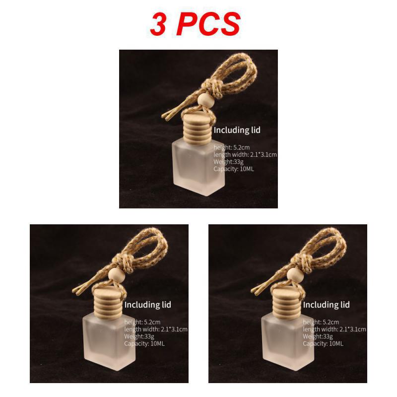 1/2/3PCS Frosted Glass Pendant Gentle Exquisite Easy To Install High-quality Car Accessories Car Interior Fragrance Pendant