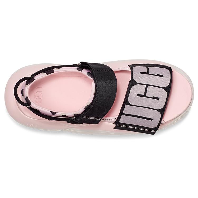 UGG LA Cloud Collection Cow Split Leather Fashion Sandal Women's Bright Pink 1126951-PPBK