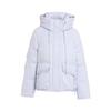 Minimalist basic 90 duck down hooded short down jacket for women's winter season versatile design with drawstring, warm jacket