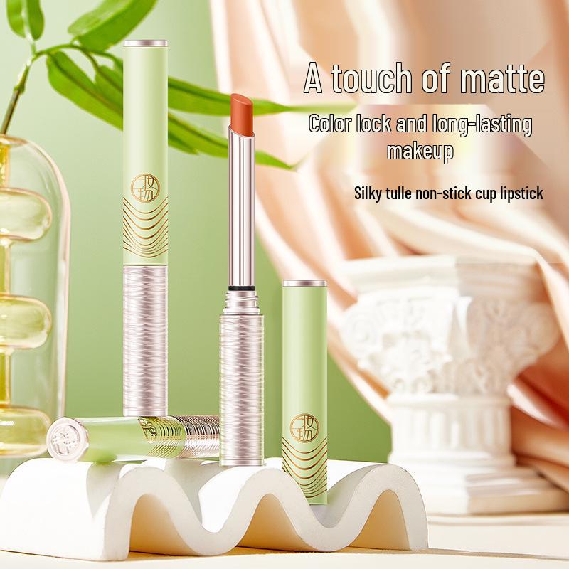 Non-Fading, Long-Lasting Cinnamon Nude Lipstick & Liner for Fair Skin