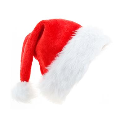 Plyšová čepice pro dospělé Santa Claus Dekorativní náhrada Roztomilí muži Ženy Domácí Cosplay Kostým Vánoční večírek Čepice Pokrývka hlavy