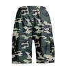 Herren Cargo-Shorts mit Kordelzug-Taille, Mehrere Taschen, Lockere Passform, Camouflage-Muster, Lässige Shorts für Outdoor-Aktivitäten
