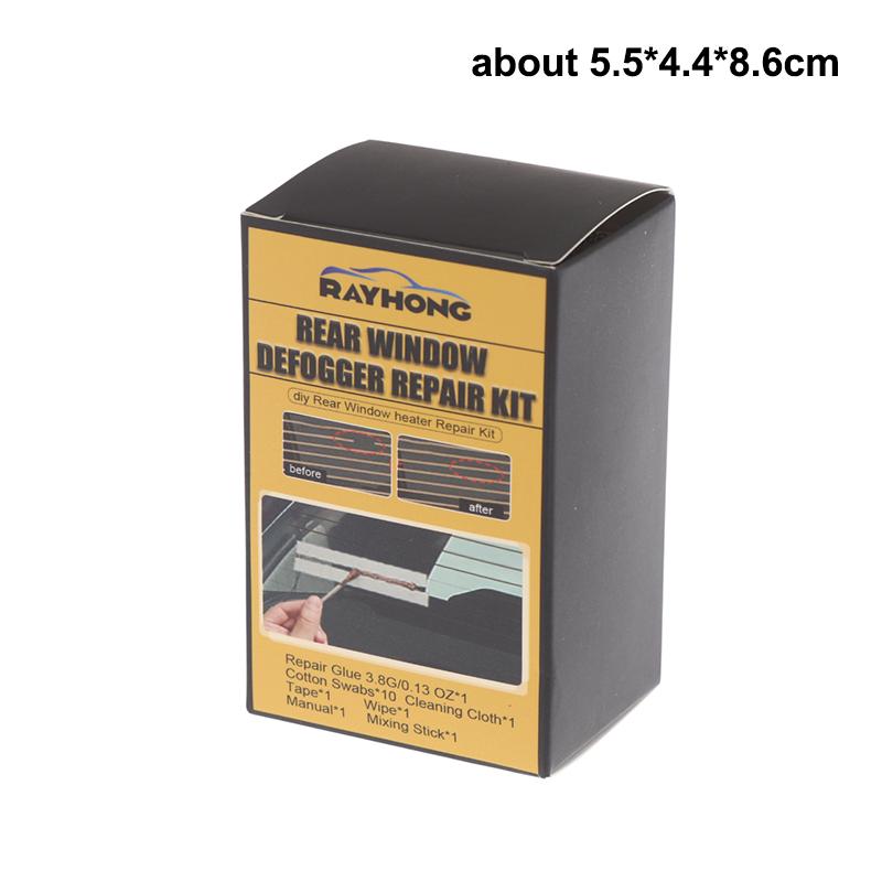 Car Rear Window Defogger Repair Kit Defroster Grid Diy Quick Repair Heater Grid Lines Fix Heater Glass Lines Car Accessories