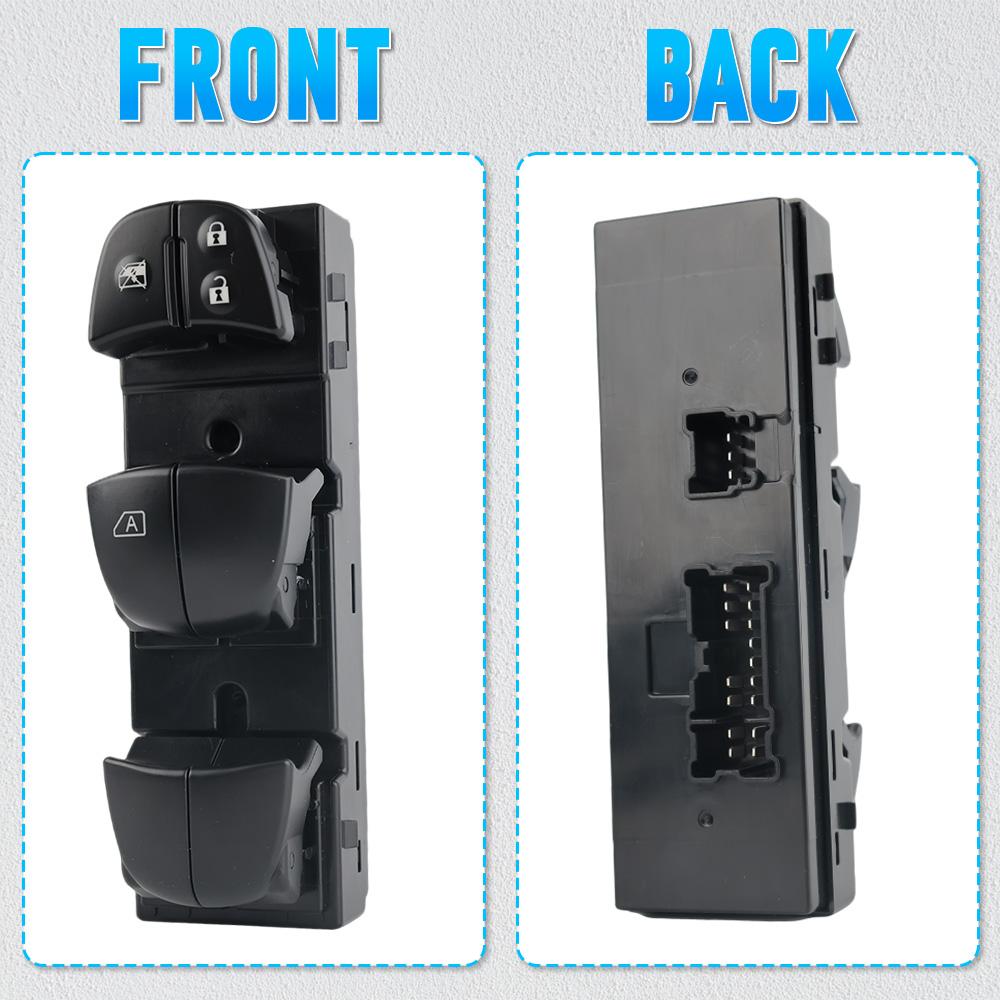 Master Power Window Control Switch for NISSAN ALTIMA FRONTIER LEAF ROGUE SENTRA 2013 2014 2015 2016 2017 2018 25401-3TA5A