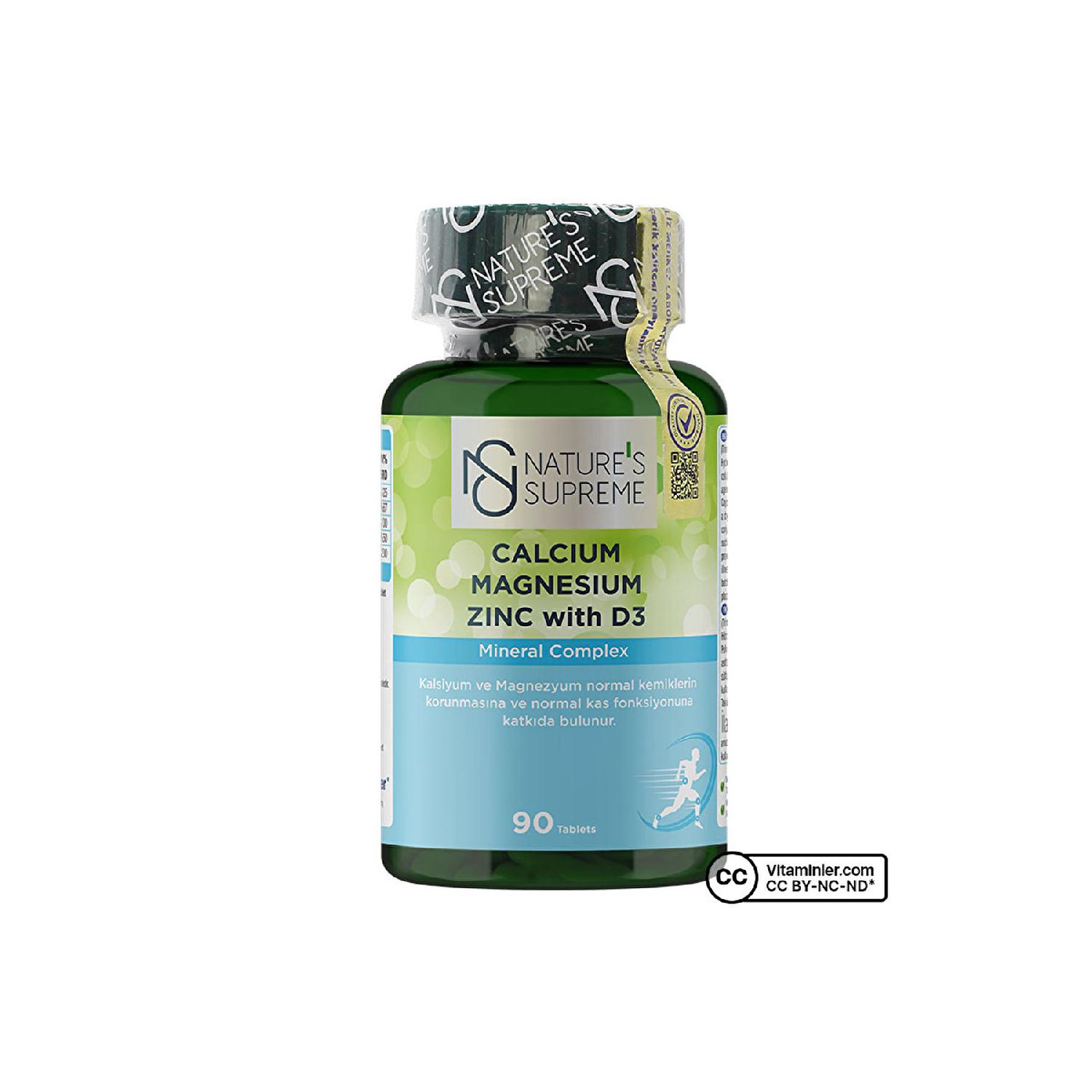 

Calciium Magnesium Zinc With D3 90 Tablet