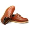 Fashion Hidden Heel 6cm Man Shoes Leather Genuine Elevator Shoes for Men Full Grain Cow Leather Lace Up Casual Formal Dress Brown Shoes