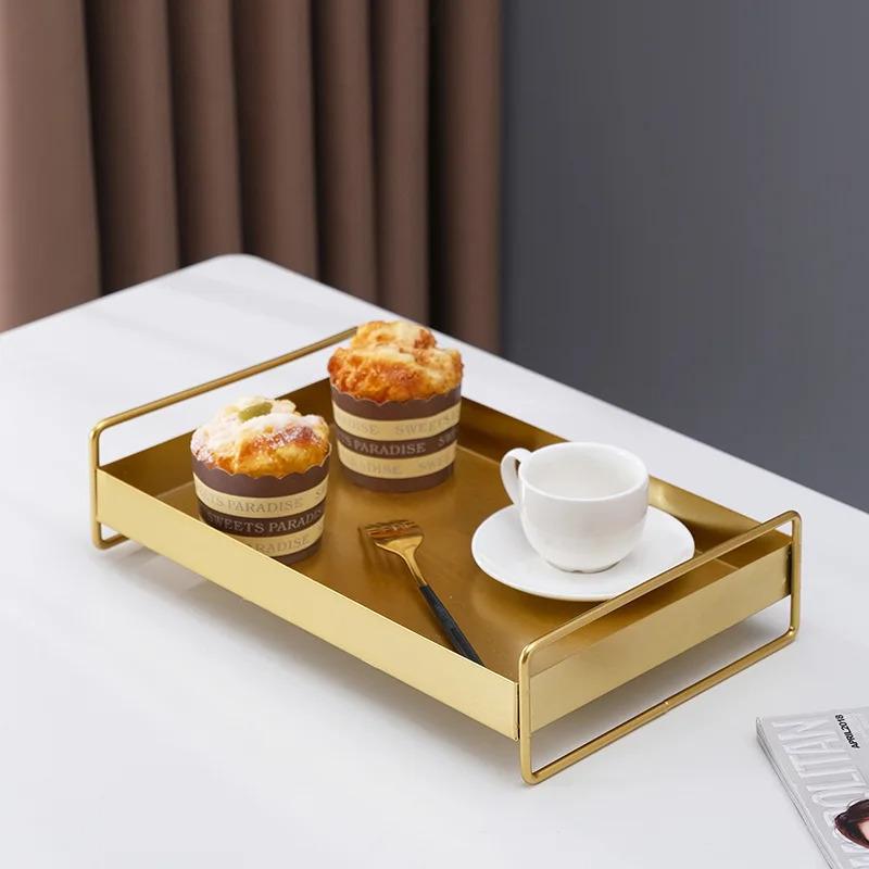 1 Nordic Style Metal Tray, Suitable for Entering Homes, Bathrooms, Living Rooms, Bedrooms, and Holiday Gifts