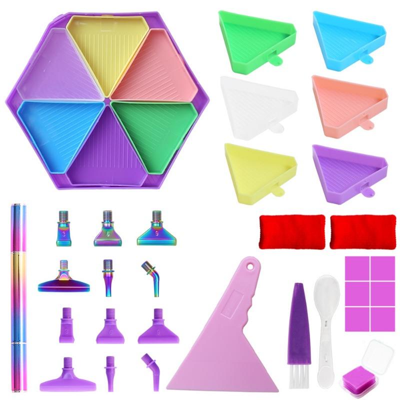 1Pc Diamond Painting New Turning Diamond Disc, Hexagonal Diamond Disc Multifunctional Funnel Disc Screen Diamond Disc DIY Tool Set