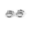MNFT 1000PCS Tackle Swivel Snap Stainless Steel Fishing Split Rings Fish Connector New