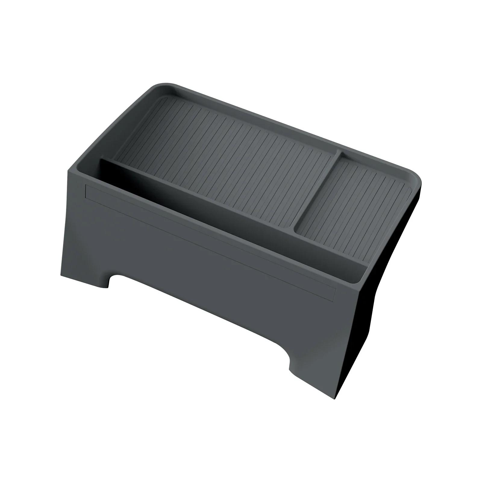 

for Xpeng G6 2025 Central Control Screen Rear Storage Box Car Interior Accessories Dashboard Storage Tray Tidying Organizer Dark grey 1Pc