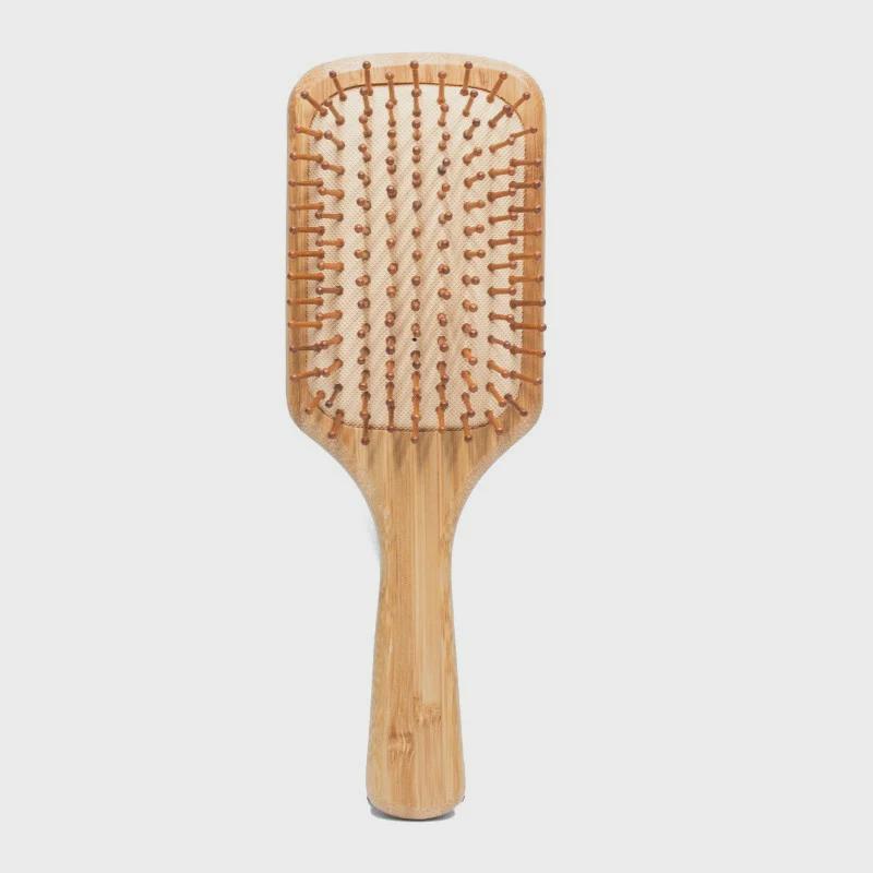 

Массажная расческа для кожи головы с бамбуковой воздушной подушечкой - гладкая, шелковистая, без узелков расческа для ухода за волосами