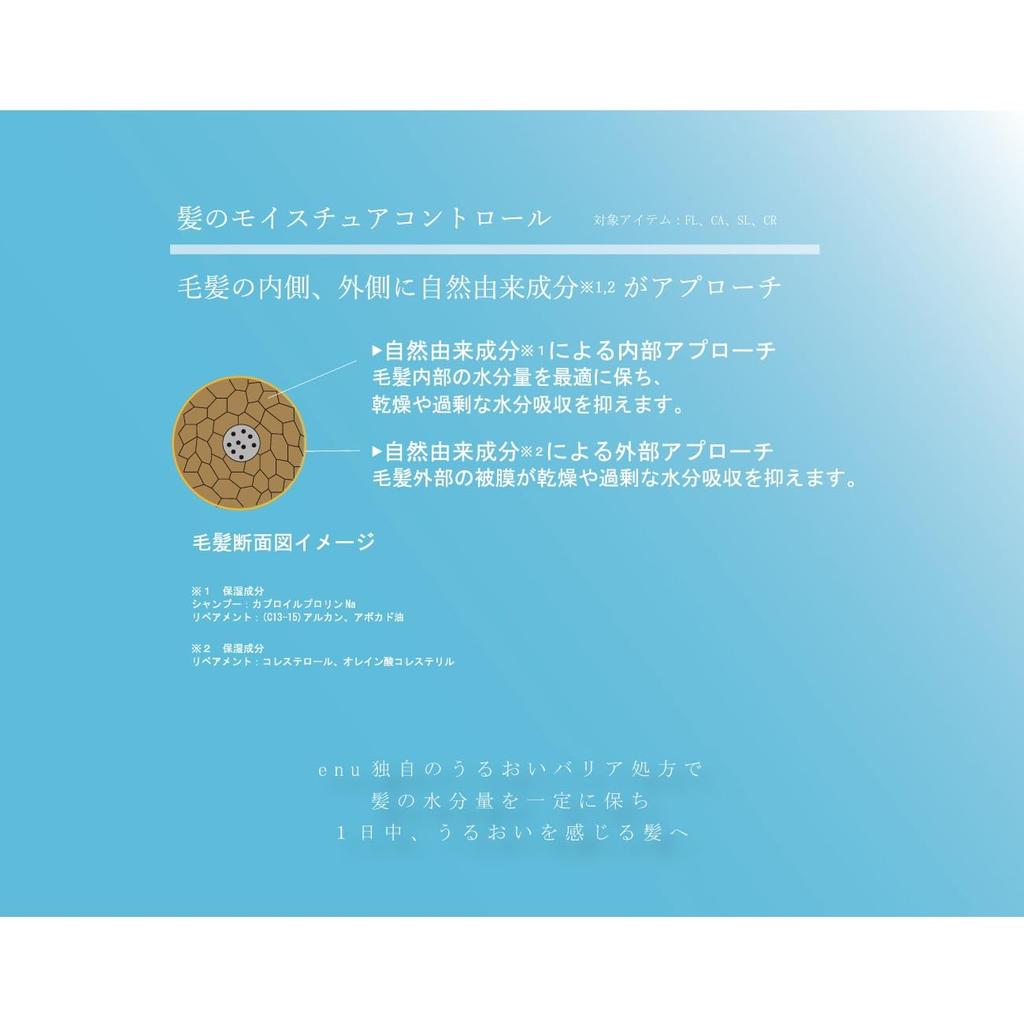 Nakano Pharmaceutical Enu Shampoo CA 800ml Refill