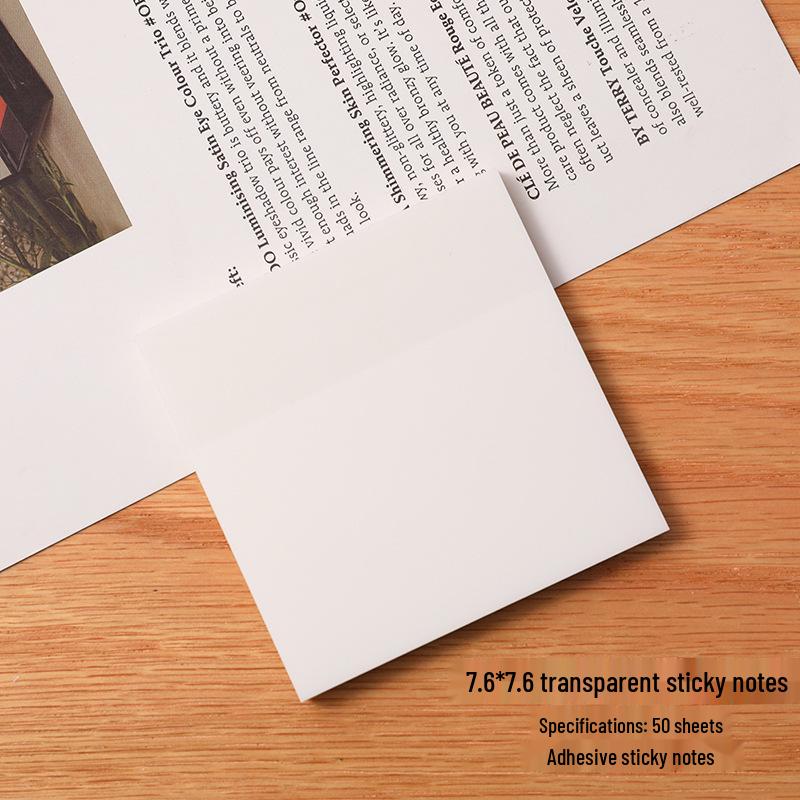 Student Haftnotizen: Transparente, abreißbare Haftnotizen für Notizen im Studium oder Büro