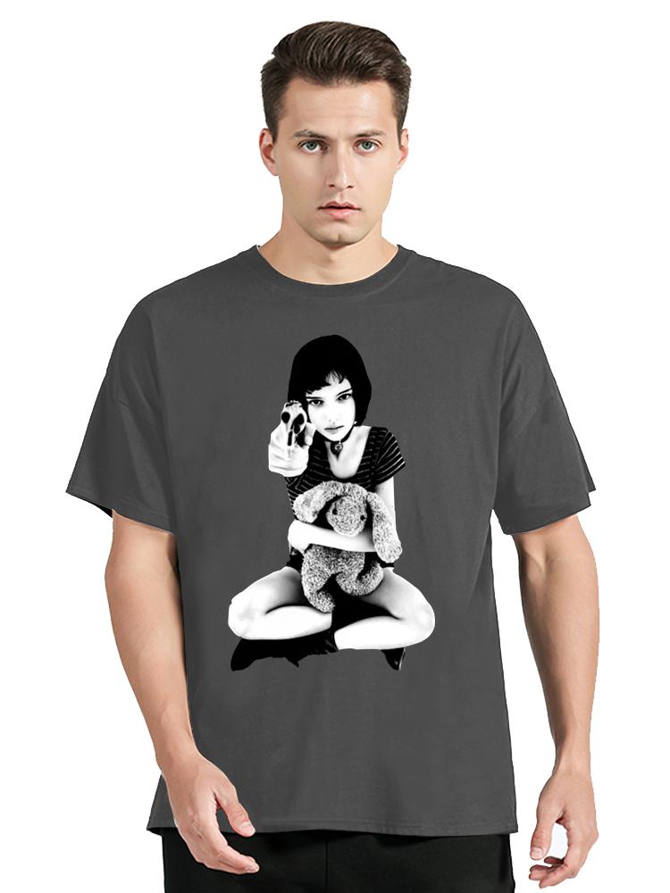 New Leon Matilda The Professional Jean Reno Movie Film Tshirt Streetwear Unisex Tops T-Shirt 755 Casual Fashion Cotton T Shirt