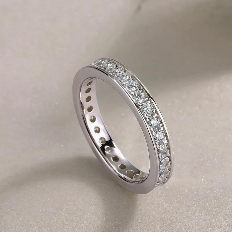 Women With Diamond Rings, Daily Matching With Shiny Jewelry, Fashionable And Elegant Versatile Ring