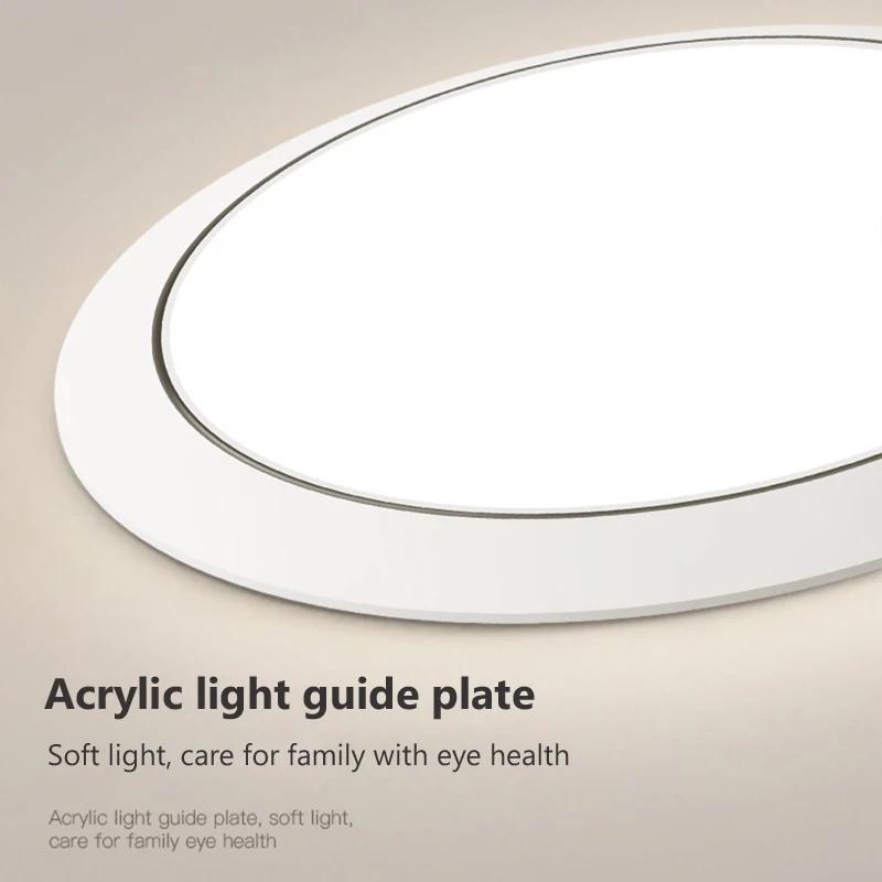 Modern Minimalist LED Ceiling Light Acrylic Round Lamp Aisle Decor Corridor Bathroom Balcony Bedroom Luminaire Indoor Decoration
