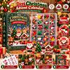 2026 3D Advent Calendar Cute Christmas Brick Ornament 24 Days Christmas Countdown Building Blocks Kit Christmas Xmas Decoration