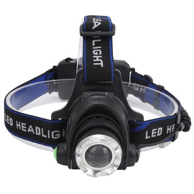 Camping Wiederaufladbare LED Jagd Stirnlampe Wasserdicht Verstellbare Stirnleuchte Lila Licht