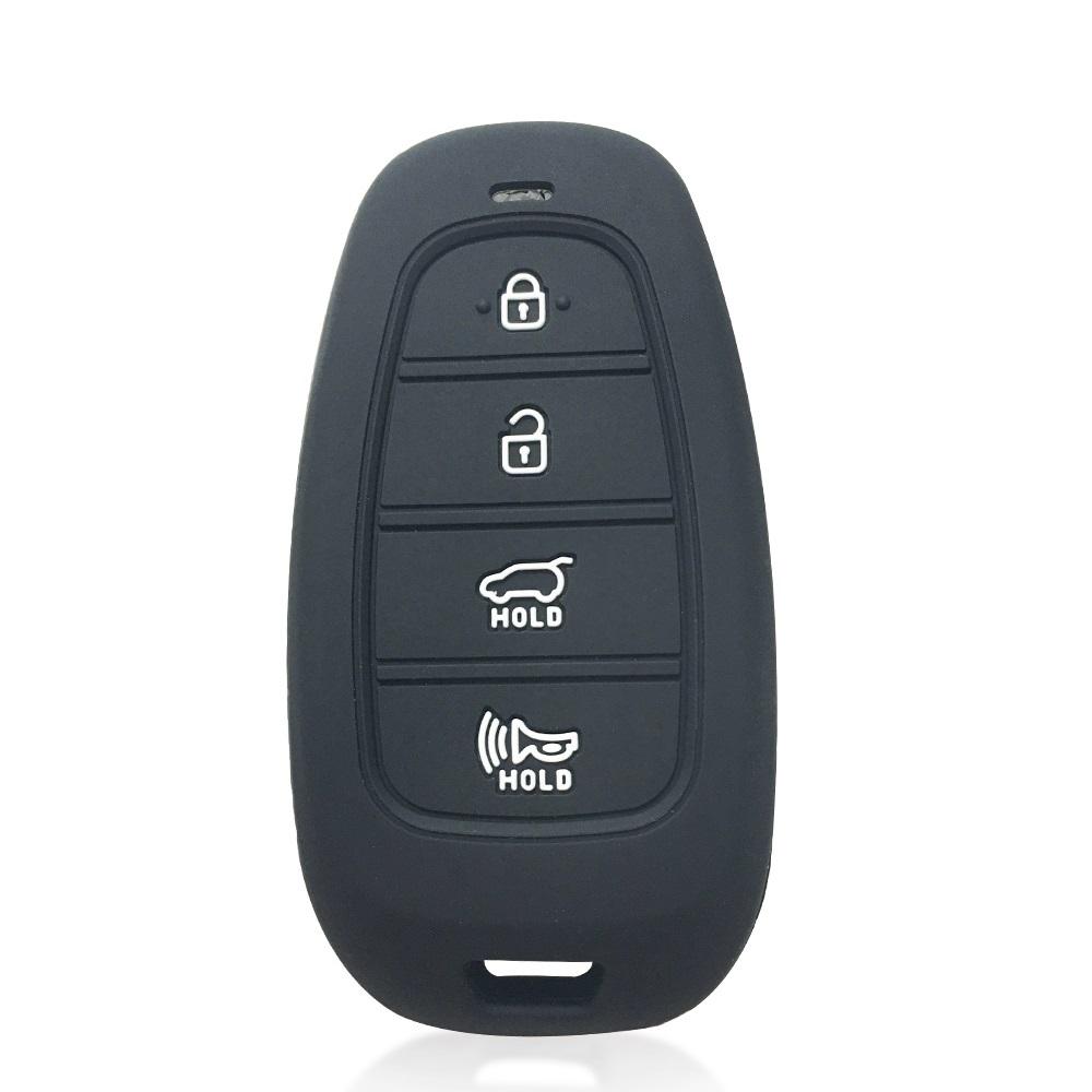 Copri Custodia in Silicone per Chiave Auto per Hyundai Santa Fe Tucson 2022 NEXO NX4 Atos Prime Solaris 2021 i30 Telecomando Smart Accessori Auto