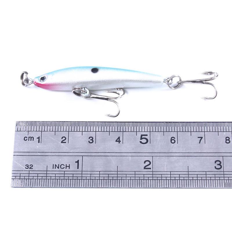 Long Casting Sinking Pencil Lure10No. Hook Micro Object6CM3.4GLure for Bass with Curved Mouth, Suitable for Wild Fishing In Fres