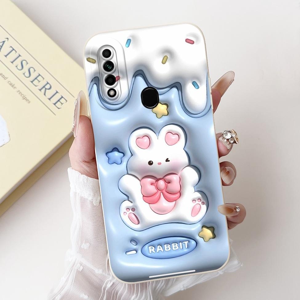 Casing For Oppo A31 2020 CPH2015 Case A8 PDBM00 Cute Cat Fashion Luxury Silicone Shockproof Phone Case For Oppo A8 Back Cover
