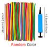 Spiral Twist Balloon Long Balloon with Random Color Inflater Kit for Party Decorations Gender Reveal Festival Event Supplies ZYF