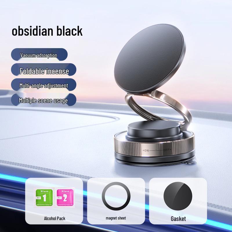 Magnetic Rotating Car Phone Holder with Suction Cup