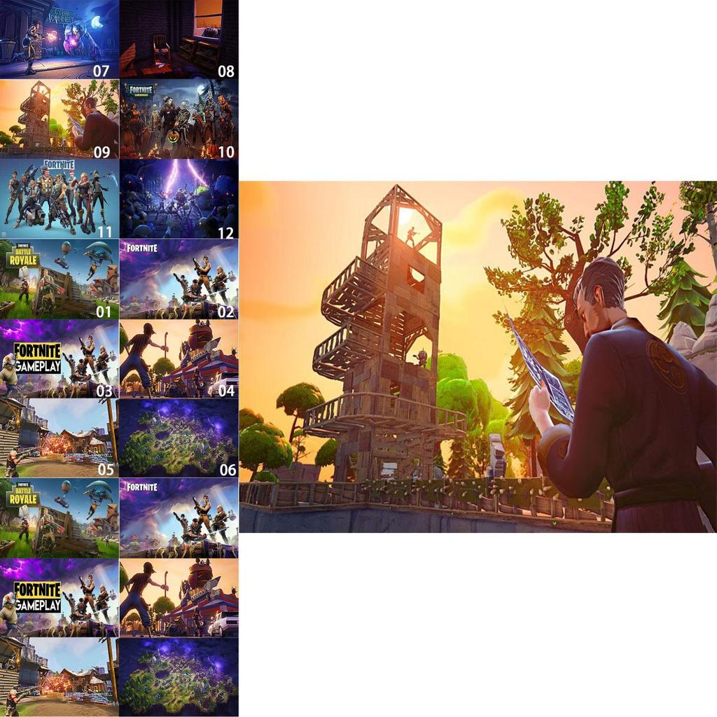 Spielnacht-Fort-Dekorationsposter, Aufkleber, Wandbilder, Geschenkidee