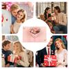 Valentines Card For Mom 3D Flower Embossed Foil Decor Romantic Wedding Card For Family Friends Wife Mother Sister Holiday