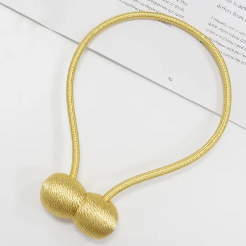 1PC Magnetic Ball Curtain Tiebacks Tie Rope Accessory Rods Accessoires Backs Holdbacks Buckle Clips Hook Holder Home Decor