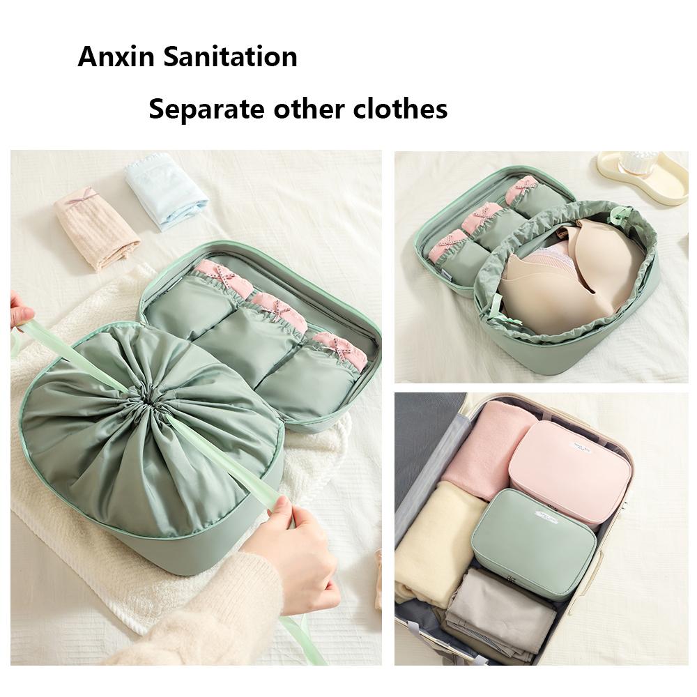 Travel Underwear Storage Bag, Large Capacity, Multi-functional for Travel and Business Trips, Underwear and Bra Pouch, Portable