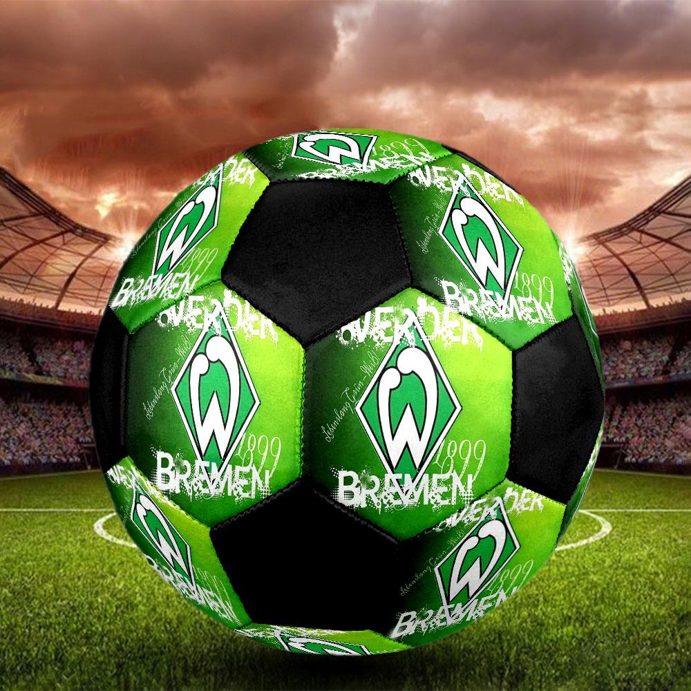 1PC SVW Logo Size 5 Soccer Ball PrahaIndoor Soccer Ball Colorful All Ages Machine Stitched PVC Competition Ready Durable High-Bounce