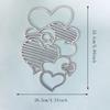 Love Heart Groups Metal Cutting Dies DIY Scrapbooking Embossing Paper Photo Album Crafts Templates Mould Stencils