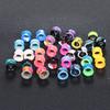 32 Stück/Los Silikon Ohr Plug Tunnel Flesh 3-25MM Doppelt geflanschter Ohrdehner Expander Ohrring Piercing Kits Ohr Dehnungen