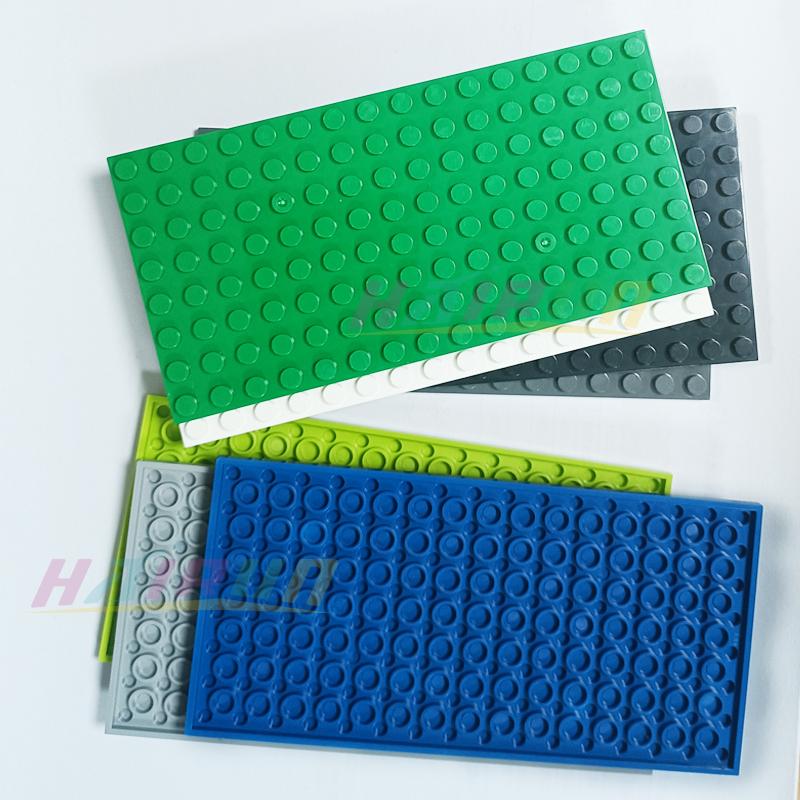 5 ШТ. 8x16 Точок Двостороння Основа-Пластина для Конструктора Маленькі Деталі Тонка Пластина Цеглинки DIY Креативні Навчальні Іграшки