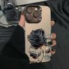 Černé Zlaté Růžové Pouzdro na iPhone pro modely 17, 16 Pro Max, 15 Pro/14/13/12