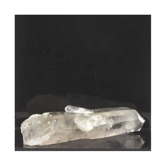 Pierres et Minéraux. Quartz fumé biterminé. 261.50 ct. Le Bolchu, Beaufortain, Savoie, France.