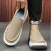 Men Casual Shoes New Casual Men's Shoes Fashion Versatile Canvas Shoes Breathable Wear Resistant Loafers Men Espadrilles