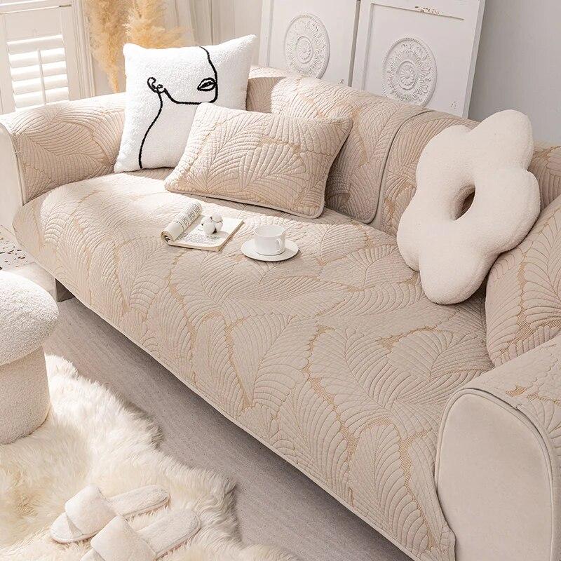 

Современные хлопковые чехлы для диванов, осенне-зимние, нескользящие, толстые, для дивана, подушки, полотенца для дивана, скандинавские домашние универсальные чехлы, декор 70x70 cm