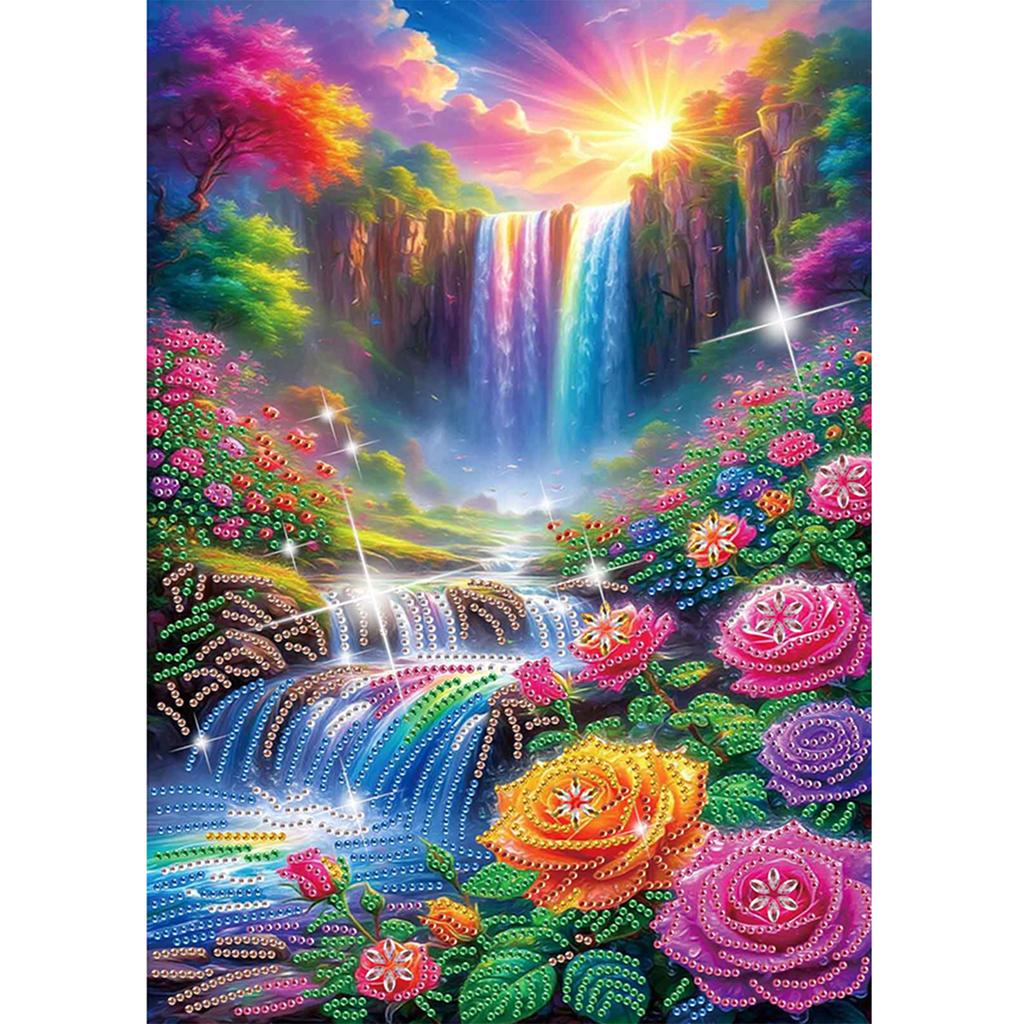 Scenery Partial DIY 5D Special Shaped Drill Diamond Painting Gem Art for Adults/Beginners Gift Idea Home Decor 30x40cm
